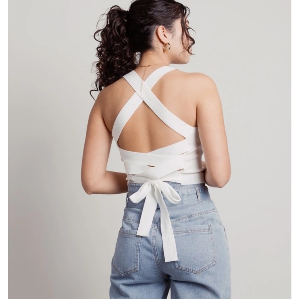 Ribbed crop top